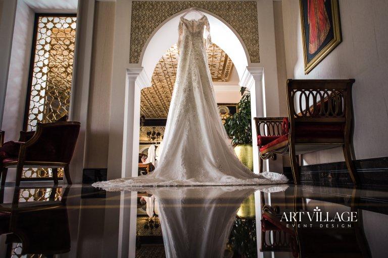 Elegant bridal gown in UAE