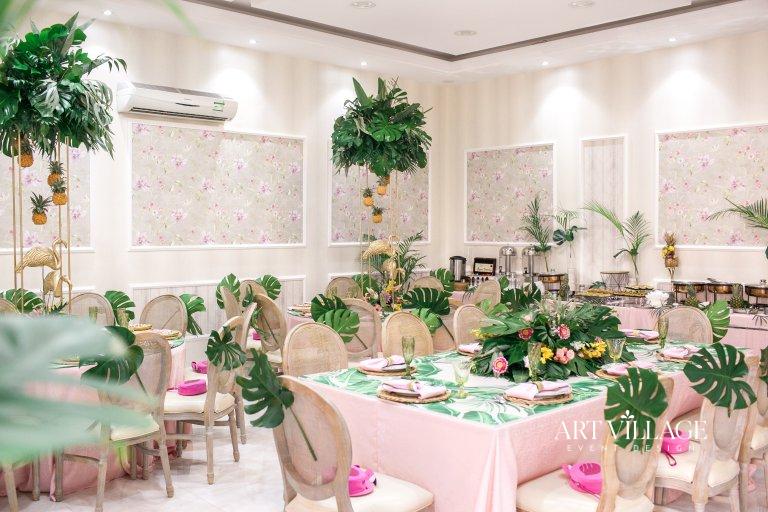 tropical theme party decorations UAE
