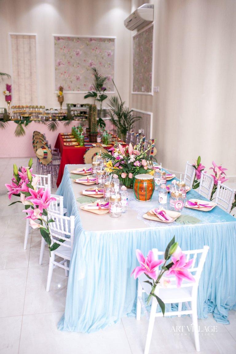 kids table and chairs decoration